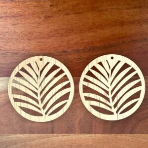 Boucle d'oreille bambou